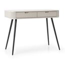 Κονσόλα  Zova Λευκό Kazmir + Ανθρακί 103x80x49cm