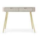 Κονσόλα  Zova Λευκό Kazmir + Χρυσό 103x80x49cm