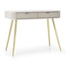 Κονσόλα  Zova Λευκό Kazmir + Χρυσό 103x80x49cm