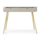 Κονσόλα  Zova Λευκό Kazmir + Χρυσό 103x80x49cm