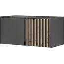 Πατάρι Ντουλάπας Nelly Γραφίτης 2d 105x50x51cm