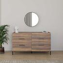 Συρταριέρα Oryana Καρυδιά 140x81x44cm