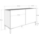 Έπιπλο Τηλεόρασης Roma Λευκό 120x70x43cm