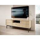 Έπιπλο Τηλεόρασης Japandi Φυσικό dab Linea 153x56x39cm
