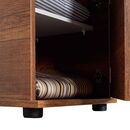 Κομοδίνο Trendline Καρυδιά 40x57x39cm Ad_kmd-511-oo-1