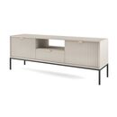 Έπιπλο Τηλεόρασης Nova Λευκό Kazmir + Ανθρακί 154x56x39cm