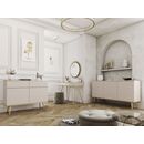 Κονσόλα oro Μπέζ με Χρυσό 102x80x50cm
