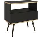 Κομοδίνο oro Ανθρακί 59x54x39cm