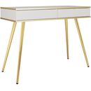 Κονσόλα  oro Λευκό με Χρυσό 102x80x50cm