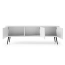 Έπιπλο Τηλεόρασης Zova Λευκό + Ανθρακί 168x57x39cm
