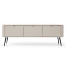 Έπιπλο Τηλεόρασης Zova Λευκό Kazmir + Ανθρακί 168x57x39cm