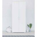 Ντουλάπα Trendline Λευκό 80x187x47cm