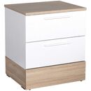 Κομοδίνο Base Λευκό 45x52x40cm