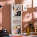 Βιβλιοθήκη Trendline Λευκή 58x170x23cm