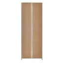 Βιβλιοθήκη Trendline Λευκό ματ με Φυσικό  64x182x26cm