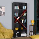 Βιβλιοθήκη Gaming Ανθρακί 75x188x30cm