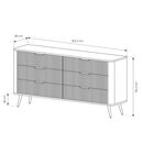 Συρταριέρα Lante Μπεζ 163x81x38cm
