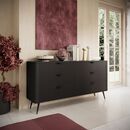 Συρταριέρα Lante Ανθρακί 163x81x38cm