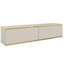 Κρεμαστό Έπιπλο Τηλεόρασης oro Μπεζ 135x30x32cm