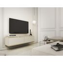 Κρεμαστό Έπιπλο Τηλεόρασης oro Μπεζ 135x30x32cm