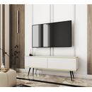 Έπιπλο Τηλεόρασης Oro_mdf Λευκό 135x53x32cm