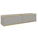 Κρεμαστό Έπιπλο Τηλεόρασης oro Γκρι 135x30x32cm