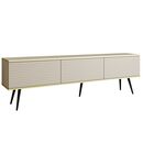 Έπιπλο Τηλεόρασης Oro_mdf Μπεζ 175x53x32cm