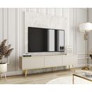 Έπιπλο Τηλεόρασης oro  Μπεζ + Χρυσό 175x53x32cm