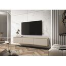 Κρεμαστό Έπιπλο Τηλεόρασης Oro_mdf Μπεζ 175x30x32cm
