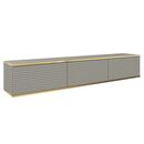 Κρεμαστό Έπιπλο Τηλεόρασης Oro_mdf Γκρι 175x30x32cm