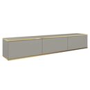 Κρεμαστό Έπιπλο Τηλεόρασης oro Γκρι 175x30x32cm