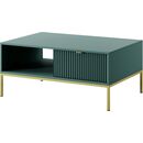 Τραπεζάκι Nova Πράσινο + Χρυσό 104x68x46cm