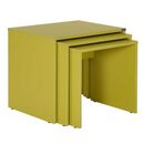 Σετ Τραπεζάκια Ζιγκον Κιτρινοπράσινο 55x47x40cm