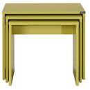 Σετ Τραπεζάκια Ζιγκον Κιτρινοπράσινο 55x47x40cm