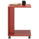 Βοηθητικό Τραπεζάκι c Shape Κόκκινο Μ45xυ65xβ35cm