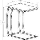 Βοηθητικό Τραπεζάκι Profil Καρυδί  50x62x35cm
