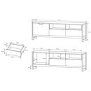 Σύνθεση Arden Mini-hv: Sand Gragne+matera 217,2x194x39,6cm