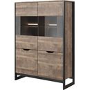 Βιτρίνα Arden: Sand Gragne+matera 108.6x150x39.6cm