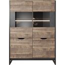 Βιτρίνα Arden: Sand Gragne+matera 108.6x150x39.6cm