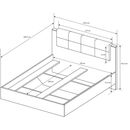 Κρεβάτι Διπλό Arden Sand Gragne+matera 160x200