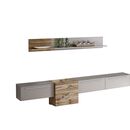 Σύνθεση Τοίχου Binz-2 Γραφίτης+βασάλτης 300x206x43-37cm