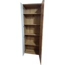 Ντουλάπα Εισόδου Duett 70x200x38cm Φυσικό Rivviera+λευκό