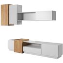 Σύνθεση 3d: Λευκό  + Golden Craft   300x180x45cm
