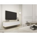 Κρεμαστό Έπιπλο Τηλεόρασης oro Λευκό 135x30x32cm