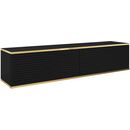 Κρεμαστό Έπιπλο Τηλεόρασης Oro_mdf Ανθρακί 135x30x32cm