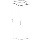 Σύνθεση Talina_ec_1 Λευκό+kingstone oak 240x175x48cm