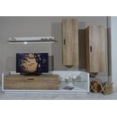 Σύνθεση Talina Λευκό+kingstone oak 270x175x48cm