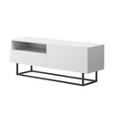 Έπιπλο Τηλεόρασης 02109-enj-w Λευκό 120x47x37cm