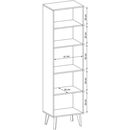 Βιτρίνα 17103-pr-t Λευκό+riviera 50x197x40cm