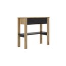 Trust Κονσόλα με 1 Συρτάρι και 1 Ράφι 102x36x91εκ. Helvezia oak / Black